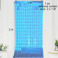 Party Backdrop Square Curtain Foil Fringe Curtain Wall Decor Baby Shower Glitter Background Curtain Birthday Foil Sequin Curtain.