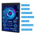 New 3.5 Inch IPS TYPE-C Secondary Screen Computer CPU GPU RAM HDD MonitorUSB Display For Freely AIDA64. 