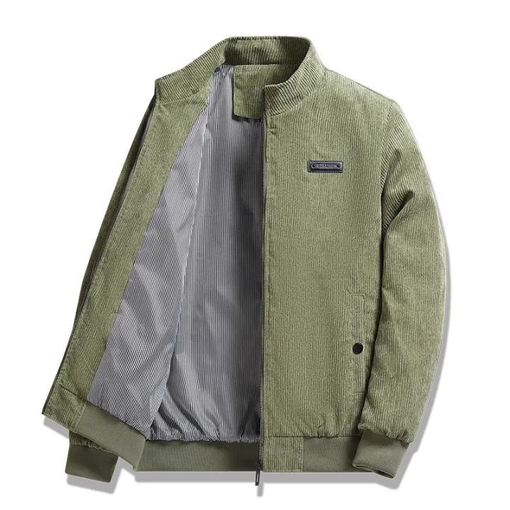 JSNFYSJ2229BO%20Jacket%20men's%20stand-up%20collar%20coat%202023%20new%20spring%20and%20autumn%20coat%20corduroy%20stand-up%20collar%20shirt%20fashion%20men's%20-%20Image%202