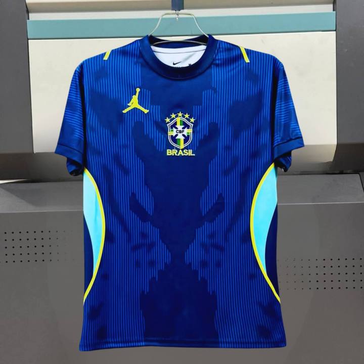 Brazil%202026%20World%20Cup%20Jersey%20Home%20&%20Away%20Kit%20%E2%80%93%20Half%20Sleeve,%20Comfortable%20Mesh%20Fabric,%20Premium%20Quality%20-%20Image%202