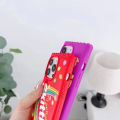 Japan 3D delicious Candy Potato Chips Phone Cases for IPhone 15Pro Max11 12 13 14 XR Xs Max 7 8 Plus Soft Silicone Protect Cover.