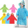 1PCS Children's cartoon raincoat Korean children's rain gear Cute baby poncho household goods playground Songkran Festival.