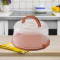 8inch Portable Cake Carrier Cupcake Container for Cookies Dishes Picnic.