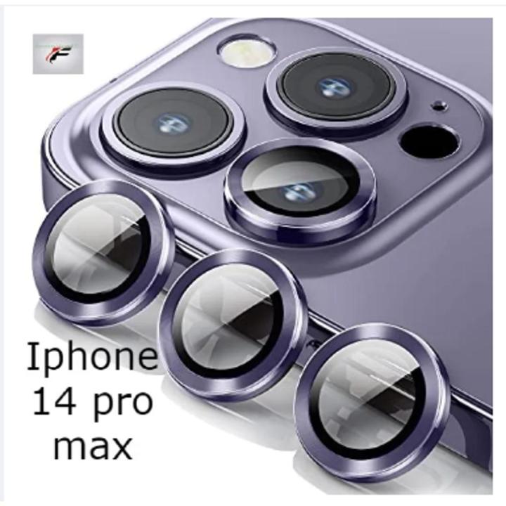 Camera Lens Protector for iphone 14 promax Premium HD Tempered Glass Metal Ring Aluminum