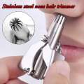 Nose Hair Trimmer Ear Portable Razor Manual Cutter Stainless Steel Nose Trimmer for men. 