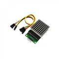 MAX7219 MAX 7219 Dot Matrix Module For Arduino Microcontroller 8x8 Dot Display With 5 Pin Cables Line Display Electronics Circuitry & Parts. 