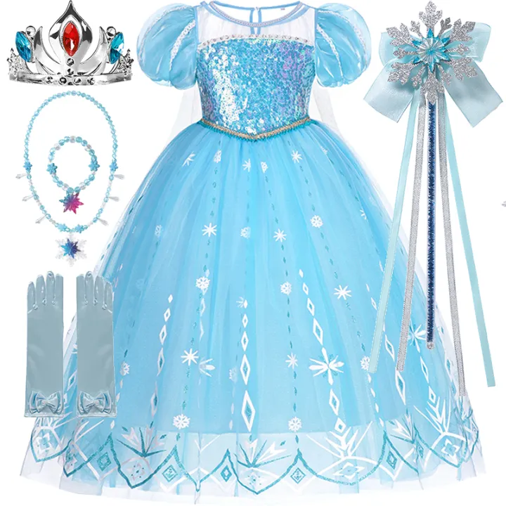 Disney%20Girls%20Sleeping%20Beauty%20Aurora%20Cosplay%20Princess%20Dress%20Kids%20Rapunzel%20Frozen%20Elsa%20Cinderella%20Costume%20Party%20Clothing%202-12Years%20-%20Image%206