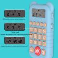 Rechargeable Children's Math Calculation Trainer Mathematics Intelligent Learning Machine with English / Chinese Voice. 