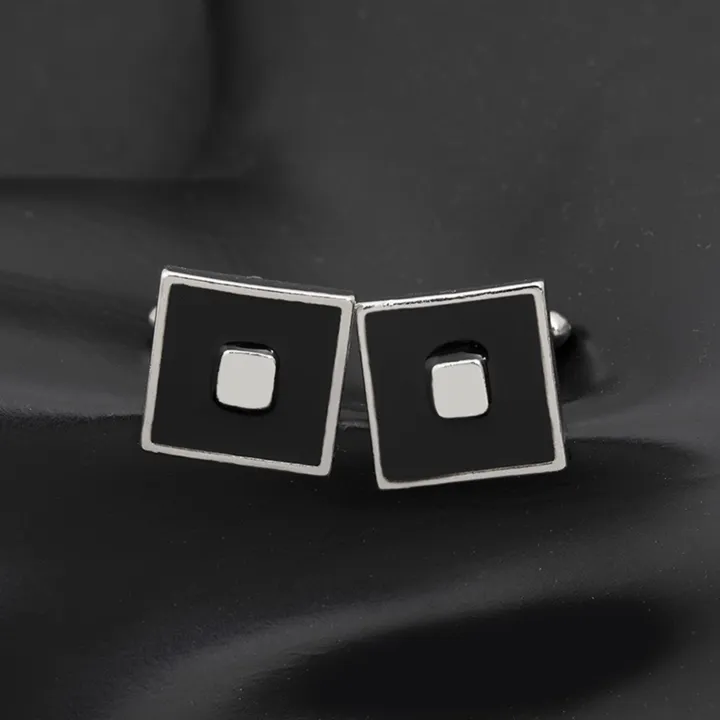 %EF%BC%88New%EF%BC%89Men%20Cufflink%20Exquiite%20quare%20Black%20Enamel%20Paint%20Cufflink%20Modern%20-%20Image%206