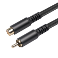 RCA Extension Cable RCA Audio Video Cable RCA Male To Female Cord for Speaker, Subwoofer, Camera, HDTV, Amplifier, 1.8M.