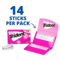 Trident Bubblegum Flavor Sugar Free Gum X 14 Soft Gum. 