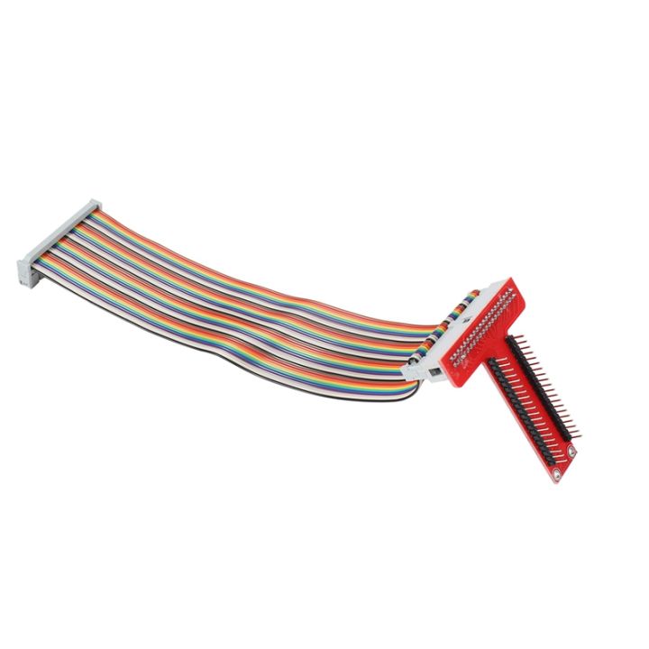 4X%20RPi%20GPIO%20Breakout%20Expansion%20Board%20+%20Ribbon%20Cable%20+%20Assembled%20T%20Type%20GPIO%20Adapter%2020cm%20FC40%2040Pin%20Flat%20Ribbon%20Cable%20-%20Image%203