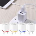 Universal US/EU Plug 2 /4 Ports USB Wall Charger Portable Travel Adapter for iPhone Samsung iPad Smart Phone. 