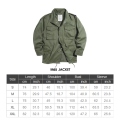 Maden M65 Jackets For Men Green Oversize Denim Jacket Vintage Casual Windbreaker Solid Coat Clothes Retro Loose Overcoat. 