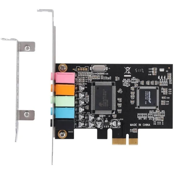 Surround Card 【Big-promotion】 PCIe sound card 5.1, PCI Express surround card 3D ...