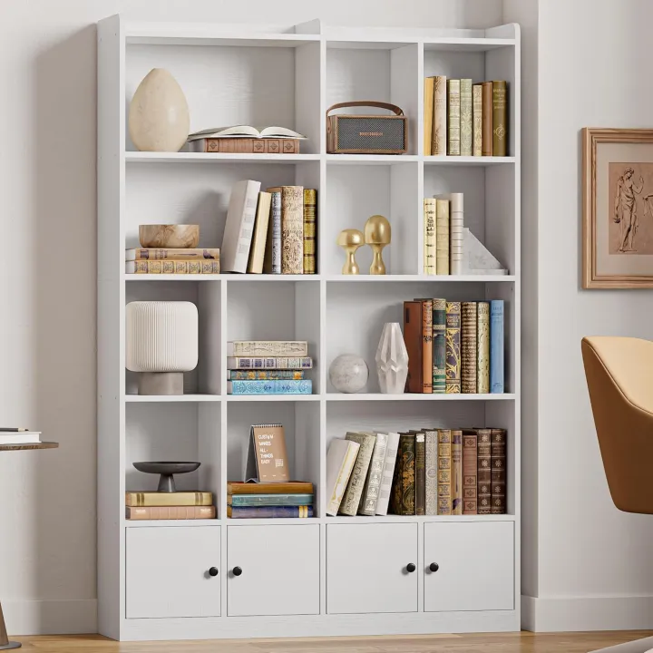 IRONCK%20Bookshelves%20and%20Bookcase,%206%20Tiers%20Large%20Bookshelf%20with%204%20Doors,%20Floor%20Standing%20Tall%20Display%20Storage%20Shelves%20for%20Home%20Office,%20Living%20Room,%20Bedroom,%2072/48%20-%20Image%203