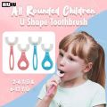 Baby Toothbrush Children 360 Degree U-shaped Child Toothbrush Teethers Soft Silicone Baby Brush Kids Teeth Oral Care Cleaning.