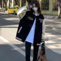 IELGY thin baseball jacket women loose all match student harajuku style jacket. 