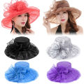 Women's Summer Church Kentucky Derby Cap British Tea Party Wedding Hat. 
