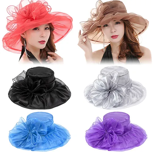 Women's%20Summer%20Church%20Kentucky%20Derby%20Cap%20British%20Tea%20Party%20Wedding%20Hat%20-%20Image%204