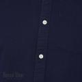 Trendy Dark Blue Long Sleeve Casual Shirt. 
