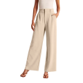 Womens Palazzo Pants For Women Casual wear Wide Leg Pants Work Business High Waisted Dress Pants Flowy Trousers Office Dress Pants Womens Suits Black M.