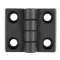 2pcs 63mm x 50mm Cabinet Plastic Hinge Door Hinges Hinge Black. 