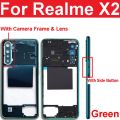 Realme X2 Full Body Casing Middle Frame Housing. 
