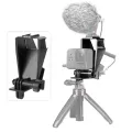 Ulanzi GP-5 Vlog Flip Up Mirror Bracket Selfie Mirror Flip Screen Stand Three Cold Shoe Mount for GoPro 4/5/6/7/8 Sports Camera. 
