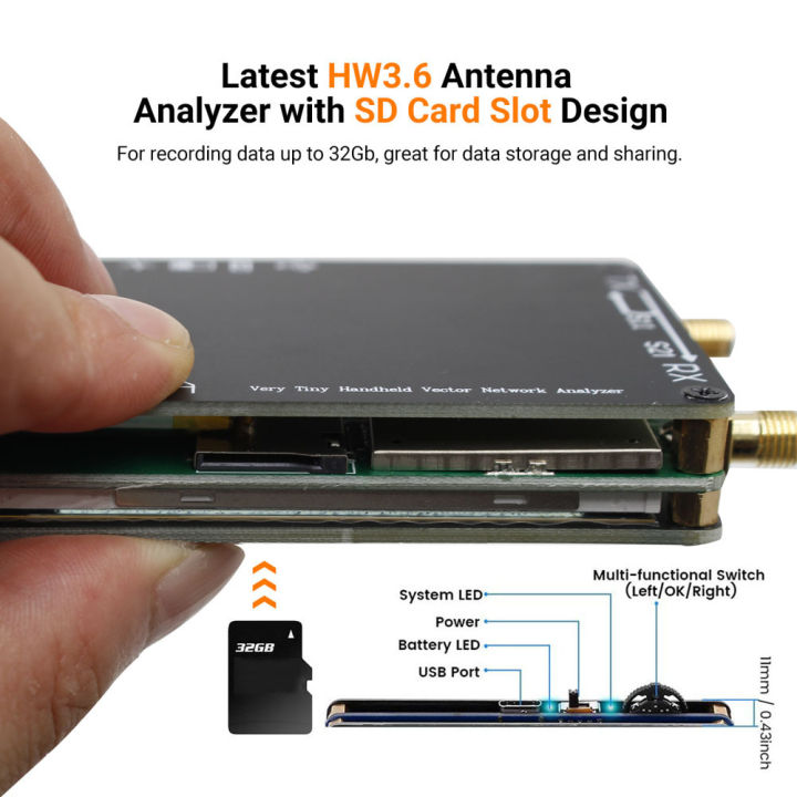 OUMERY%20Upgraded%20Version%20NanoVNA-H%20Vector%20Network%20Antenna%20Analyzer%2010KHz-1.5GHz%20MF%20HF%20VHF%20UHF%20with%20SD%20Card%20Slot%20-%20Image%203