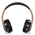 Men Gift Gold Wireless Headphones Bluetooth Earphone Stereo Headset with Build-in MIC with 3.5mm Jack for Xiaomi Samsung IPHONE. 