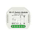 Smart WiFi Wireless Switch Smart Life/Tuya APP 1/2 Way 90-250V WiFi Switch Module With Rail bracket Work With Alexa Google Home.