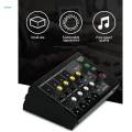 Audio Mixer Volume Control Mono Stereo Compact Portable Line Mixer for Keyboards Bass.
