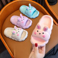 Children's Slippers Kids Summer Girls Cartoon Bunny Non-Slip Soft Soles For Children Indoor Home Boys Toddler Baby Sandals.
