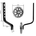 Bike Training Wheels, for 12 14 16 18 20 Inch Children's Bike-Black.