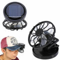 Summer Clip-on Hat Fan-Solar Cell Cooling Fan.
