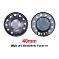 2PCS 27mm 30mm 40mm 50mm Headphone Speaker Driver Hifi Bluetooth Black / White Magnetic High-end Earphone Diy Loudspeaker Repair.
