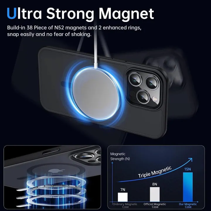 Magnetic%20Magsafe%20Apple%2014promax%20Phone%20Case%20iPhone%2013%20New%20Gentleman%20Black%20Matte%2012%20Premium%20-%20Image%204