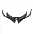 Motorcycle Front Fairing Aerodynamic Winglets For Yamaha R15 - V3 Carbon fiber-Black. 