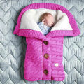 Spring, autumn and winter knitted sleeping bags, stroller sleeping bags, swaddling strollers, sleeping bags, buttons, twist sleeping bags, velvet and thickened quilts. 