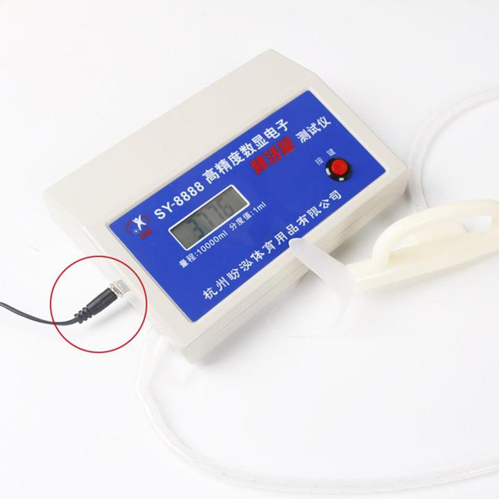Automctic Digital Electronic Spirometer 4 Bits Hd Lcd Screen Clinic Or Home - Blue