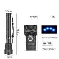 XHP70 High Powerful Zoomable Focus LED Flashlight Torch Light (Without Battery). 