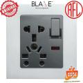 Blaze Crown Combination Socket With Switch 13A. 