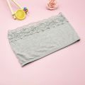 【Breakfast Daieu】Girls Lace Tube Tops Women Solid Top Crop Bra Fashion New Sexy Underwear Ladies Soft Intimates Clothes Vest.