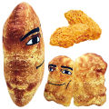 Chicken Nugget Meme Plushies Toy Cute Stuffed Animal Doll Cute Chicken Nuggets Stuffed Plush Toy Birthday Gifts for Boys Girls. 