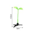 Green Bean Sprout Grass Hair Clip Funny Creative Cute Small Hairpin For Girls Women Green Bud Barrettes Hair Accessories.