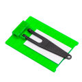 Vertical/Horizontal Laser Level Target Card Red/Green Line Beam Distance Plate Measurement Tools.