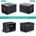 Fireproof File Box File Storage Box,Fireproof Storage File Cabinet with Lock,Portable Office Box,for Letter/Legal Folder. 