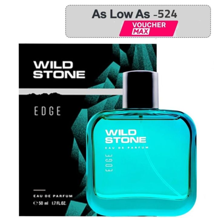 Wild Stone - Edge Premium Perfume for Men, Long Lasting Eau De Parfum|Luxury Fragrances - 50ml