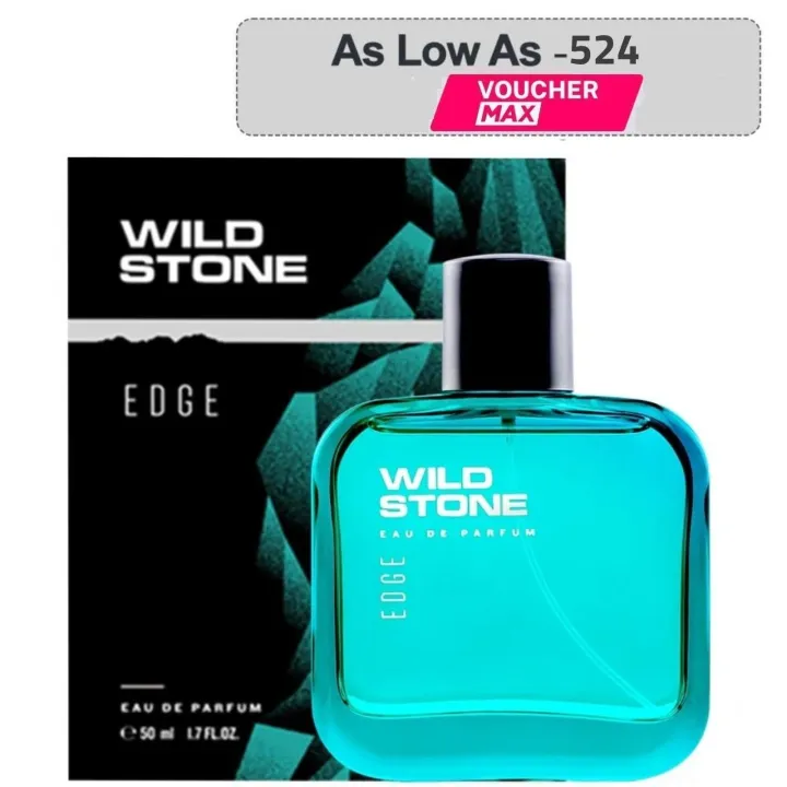 Wild Stone - Edge Premium Perfume for Men, Long Lasting Eau De Parfum|Luxury Fragrances - 50ml